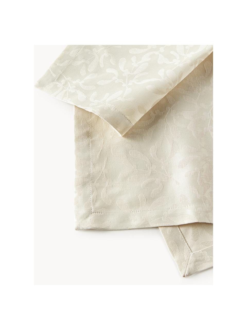 Serviettes en textile avec motif hivernal Hollyn, 4 pièces, 100 % coton

Le matériau est certifié STANDARD 100 OEKO-TEX®, 2534CIT, CITEVE, Beige clair, larg. 45 x long. 45 cm