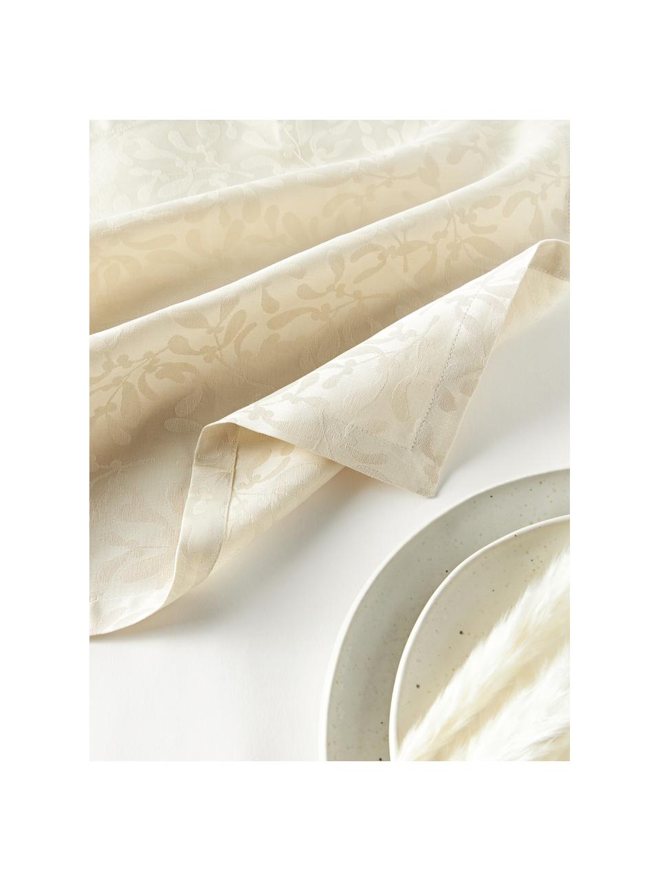 Serviettes en textile avec motif hivernal Hollyn, 4 pièces, 100 % coton

Le matériau est certifié STANDARD 100 OEKO-TEX®, 2534CIT, CITEVE, Beige clair, larg. 45 x long. 45 cm