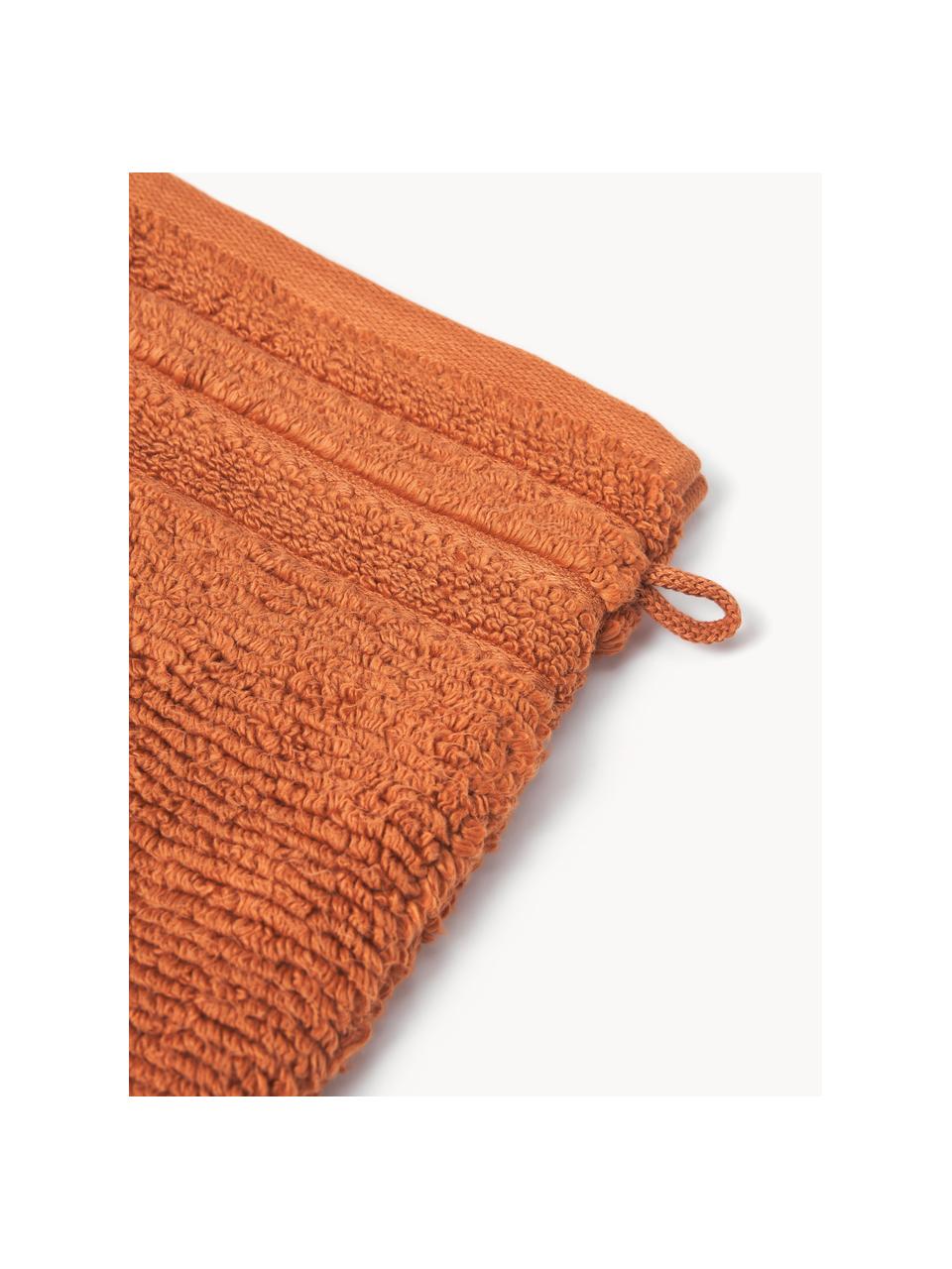 Gants de toilette avec bordure décorative Luxe, 2 pièces, 100 % coton
qualité supérieure, 600 g/m²

Le matériau est certifié STANDARD 100 OEKO-TEX®, 8135CIT, CITEVE, Terracotta, larg. 16 x haut. 22 cm