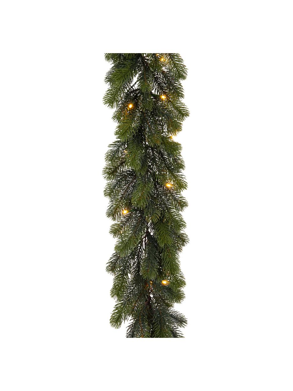 Ghirlanda natalizia a LED a batteria Prestige, Materiale sintetico (polietilene), Verde, Lung. 180 cm