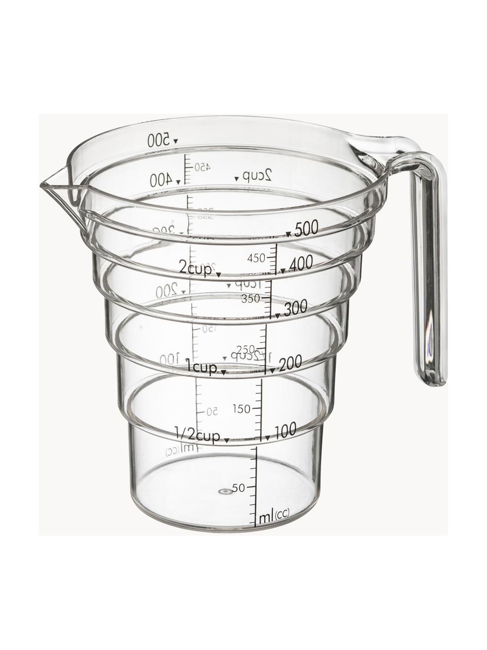 Verre mesureur Lay, Plastique, Transparent, Ø 15 x haut. 12 cm