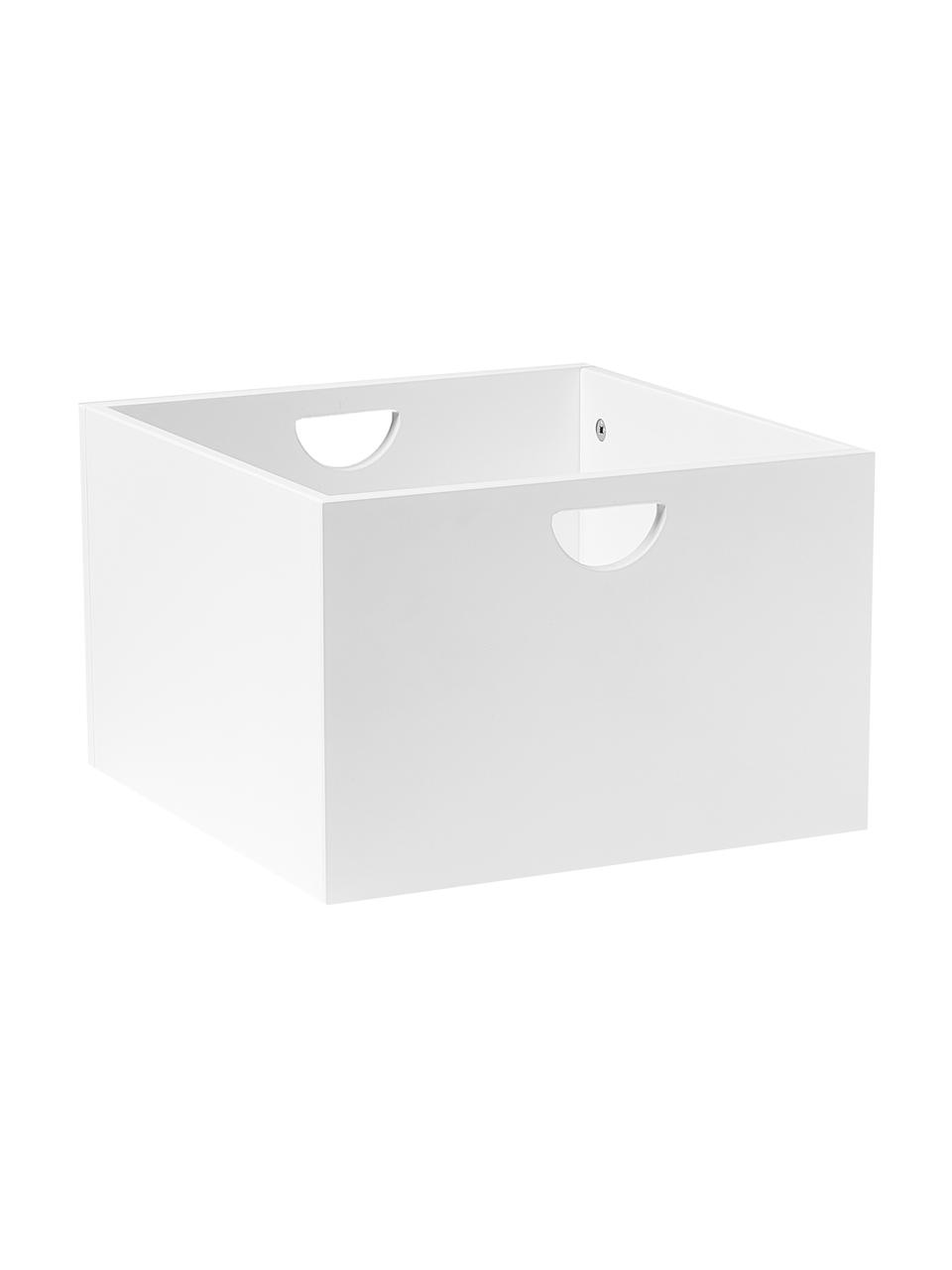 Lades Nunila, 2 stuks, Vezelplaat met gemiddelde dichtheid (MDF), gelakt, Wit, B 36 x H 25 cm