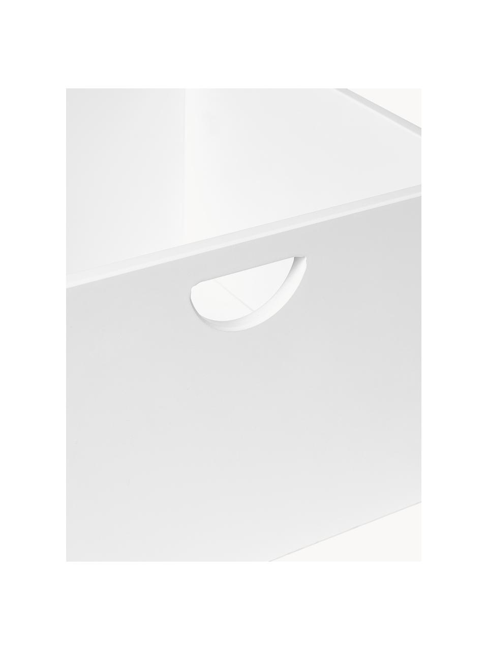 Schubladen Nunila, 2 Stück, Mitteldichte Holzfaserplatte (MDF), lackiert, Holz, weiß lackiert, B 36 x H 25 cm