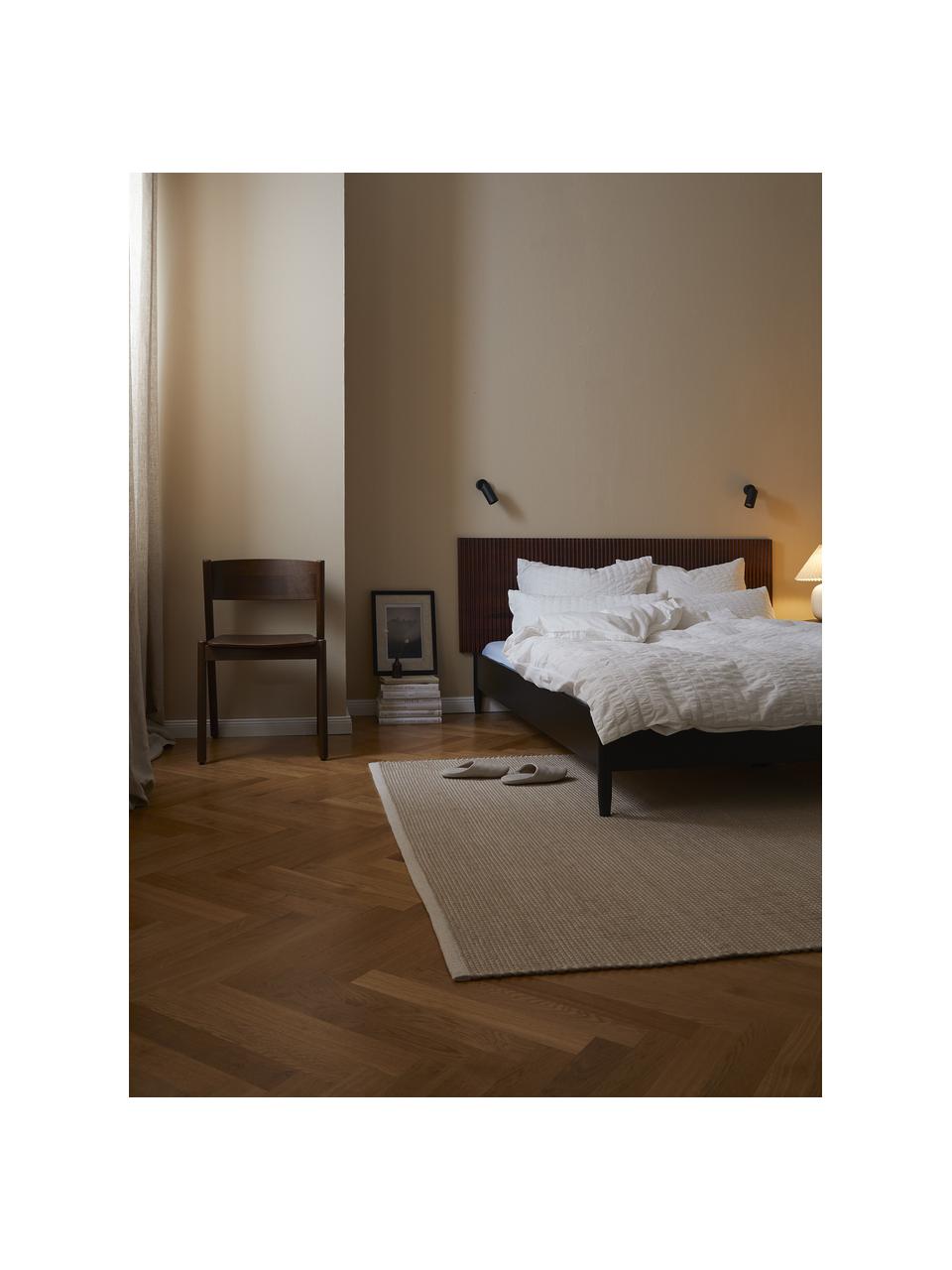 Funda nórdica de algodón Esme, Reverso: Renforcé Densidad de hilo, Blanco, Cama 90 cm (155 x 220 cm)