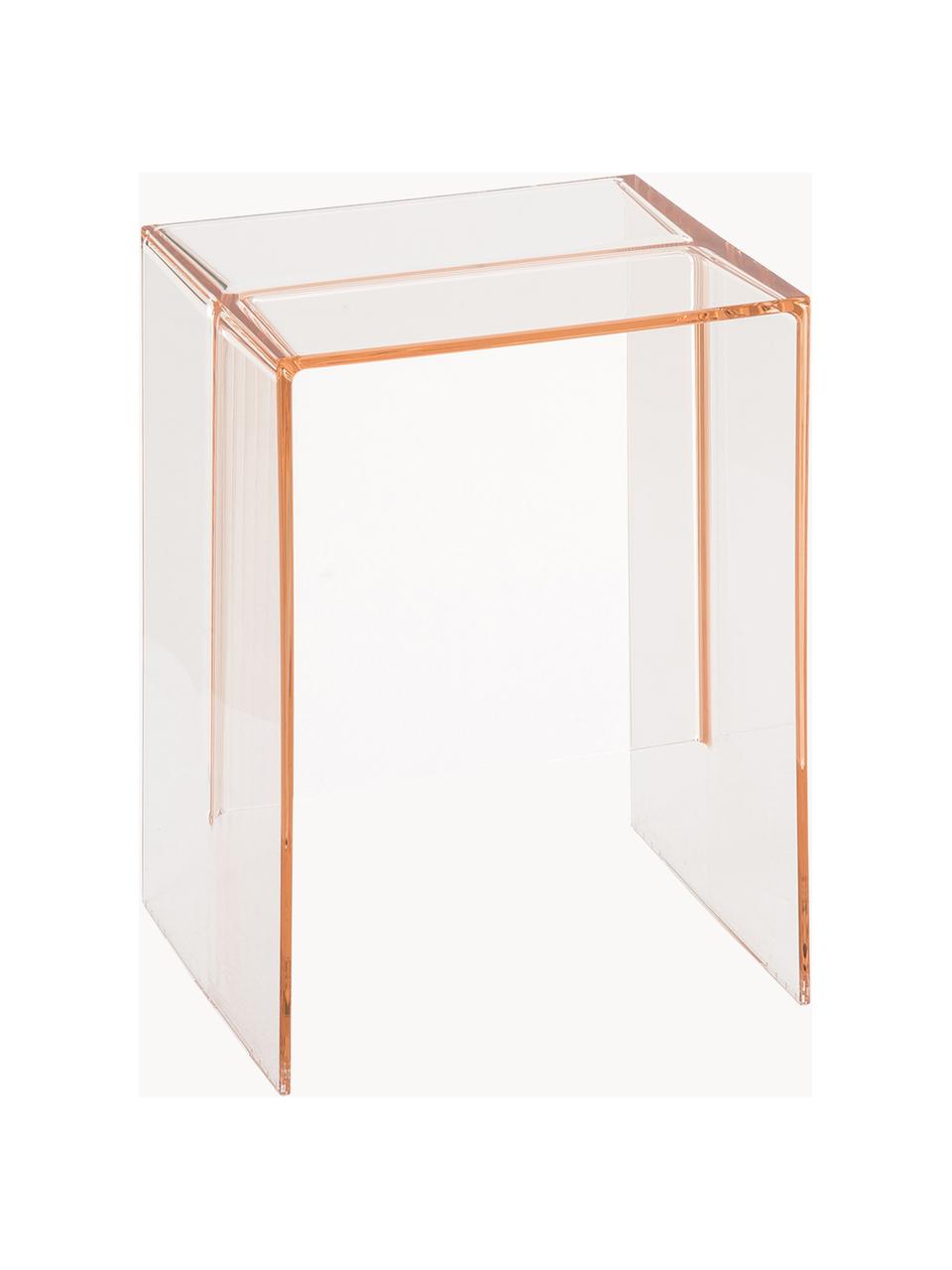 Table d'appoint design Max-Beam, Plastique, Pêche, larg. 33 x haut. 47 cm