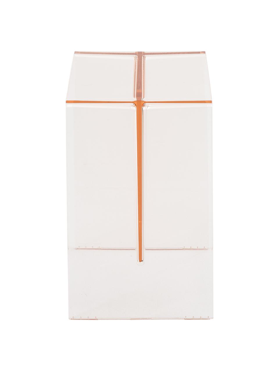 Designový odkládací stolek Max-Beam, Barevný, transparentní polypropylen, Růžová, Š 33 cm, V 47 cm