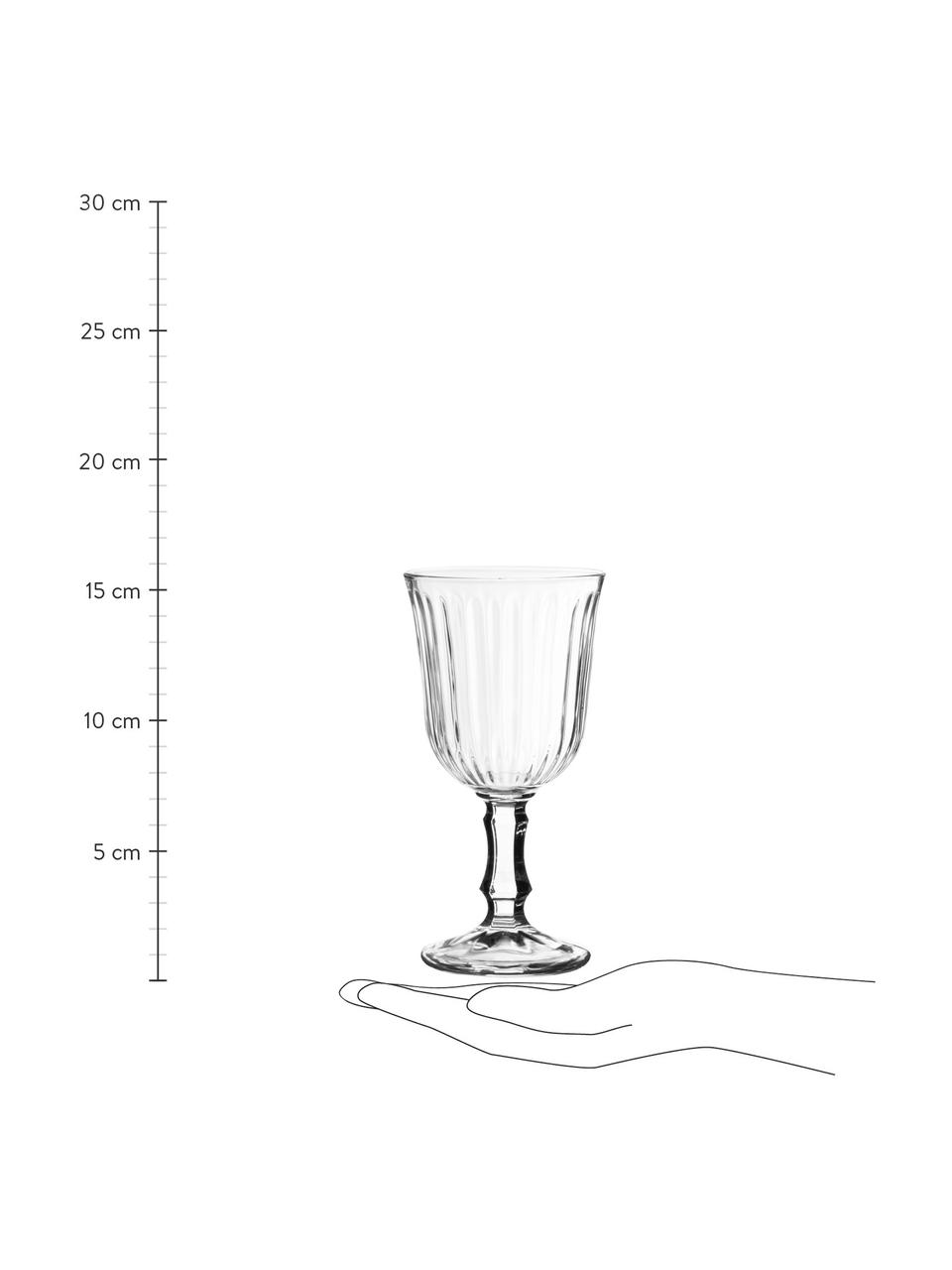 Wijnglazen Belem, 12 stuks, Glas, Transparant, Ø 8 x H 15 cm, 180 ml