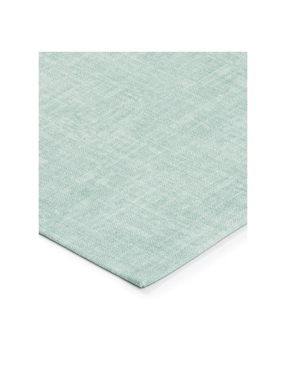 Tischläufer June aus Bio-Baumwolle in Mint, Bio-Baumwolle, Mint, 40 x 145 cm
