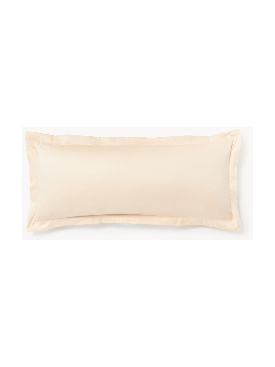 Funda de almohada de satén Premium, Melocotón, An 45 x L 110 cm