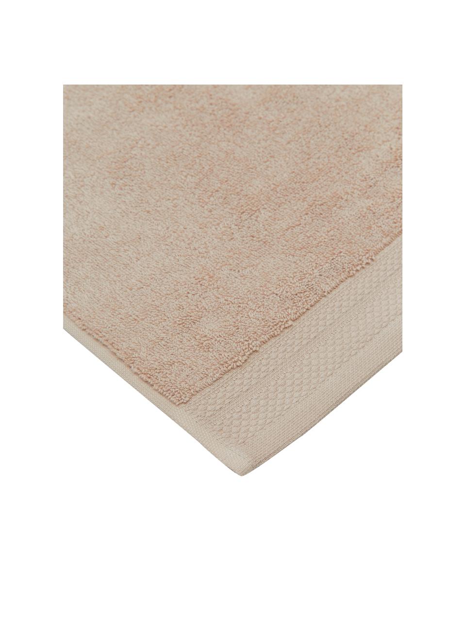 Set 3 asciugamani con bordo decorativo classico Premium, 100% cotone biologico, certificato GOTS
Qualità pesante, 600 g/m², Taupe, Set in varie misure