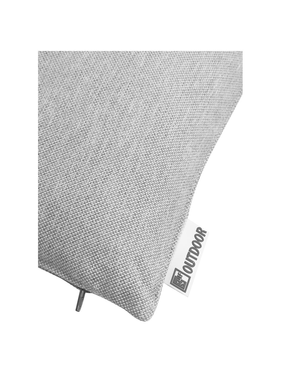 Exteriérový polštář Olef, s výplní, 100 % bavlna, Světle šedá, Š 30 cm, D 50 cm