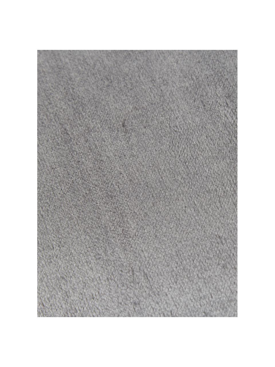 Plaid cocooning en polaire gris Doudou, 100 % polyester, Anthracite, larg. 130 x long. 160 cm