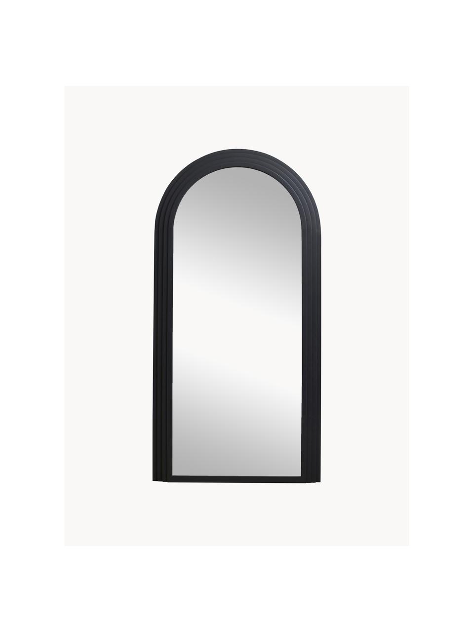 Miroir mural Falco, Noir, larg. 100 x haut. 203 cm