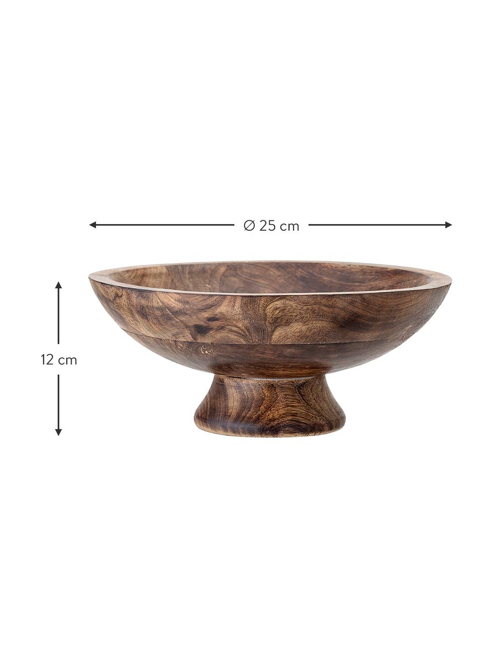 Dekoratívna nádoba Helia, Mangovníkové drevo, Mangovníkové drevo, Ø 25 cm