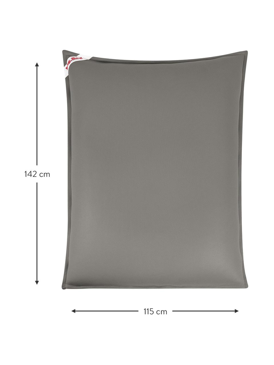 Zwembad zitzak Calypso, Bekleding: 100% polyester (mesh), Antraciet, L 142 x B 115 cm