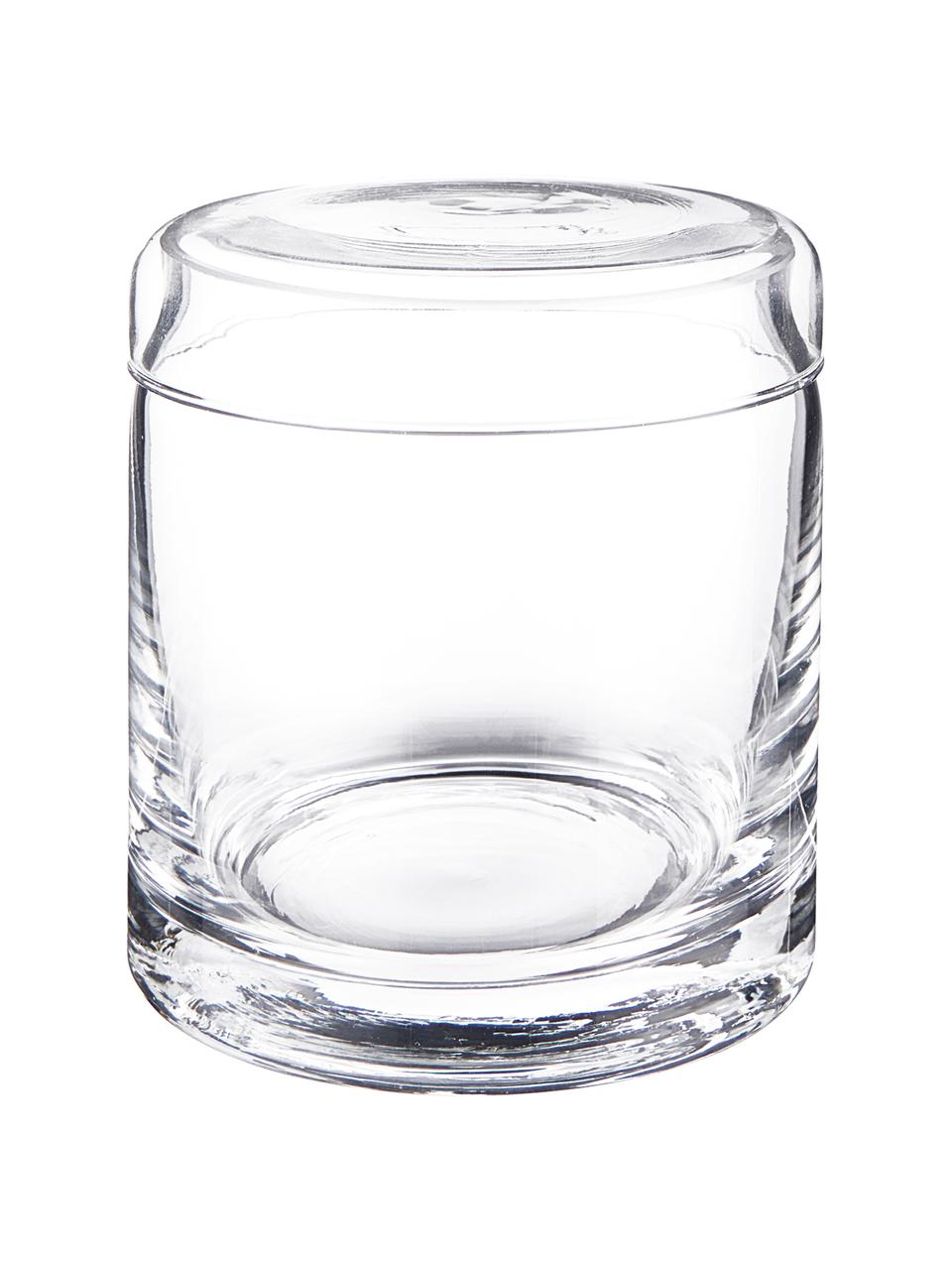 Opbergpot Clarence, Glas, Transparant, Ø 10 x H 12 cm