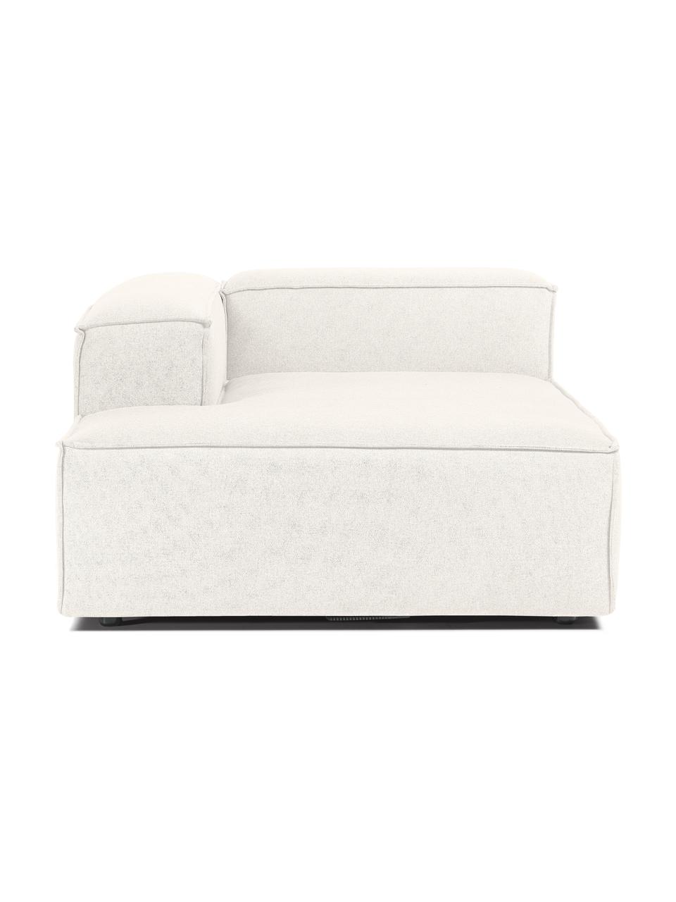 Diván modular Lennon, Tapizado: 100% poliéster Alta resis, Estructura: madera de pino maciza, ma, Patas: plástico, Tejido beige, An 119 x F 180 cm, chaise longue izquierda