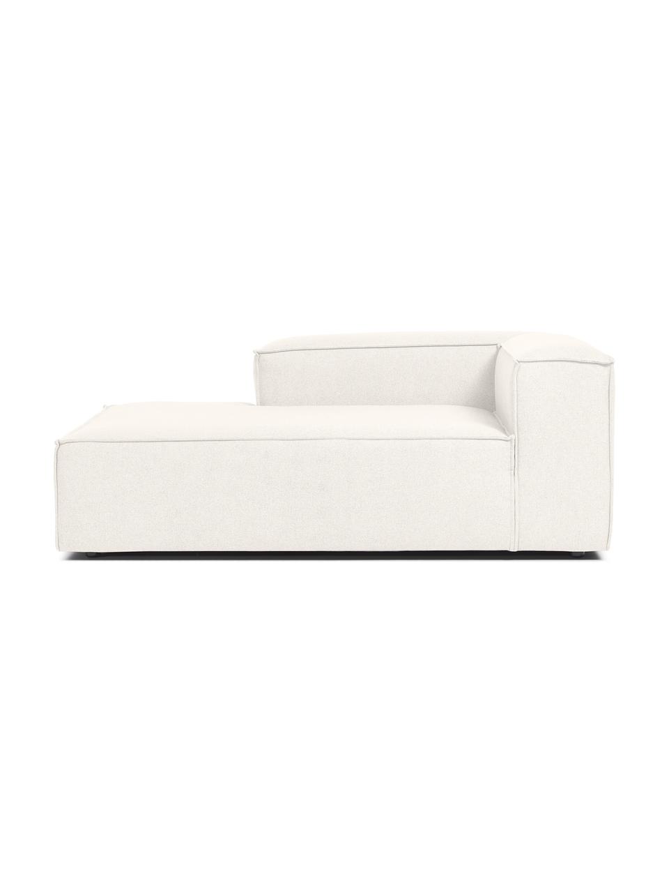Diván modular Lennon, Tapizado: 100% poliéster Alta resis, Estructura: madera de pino maciza, ma, Patas: plástico, Tejido beige, An 119 x F 180 cm, chaise longue izquierda