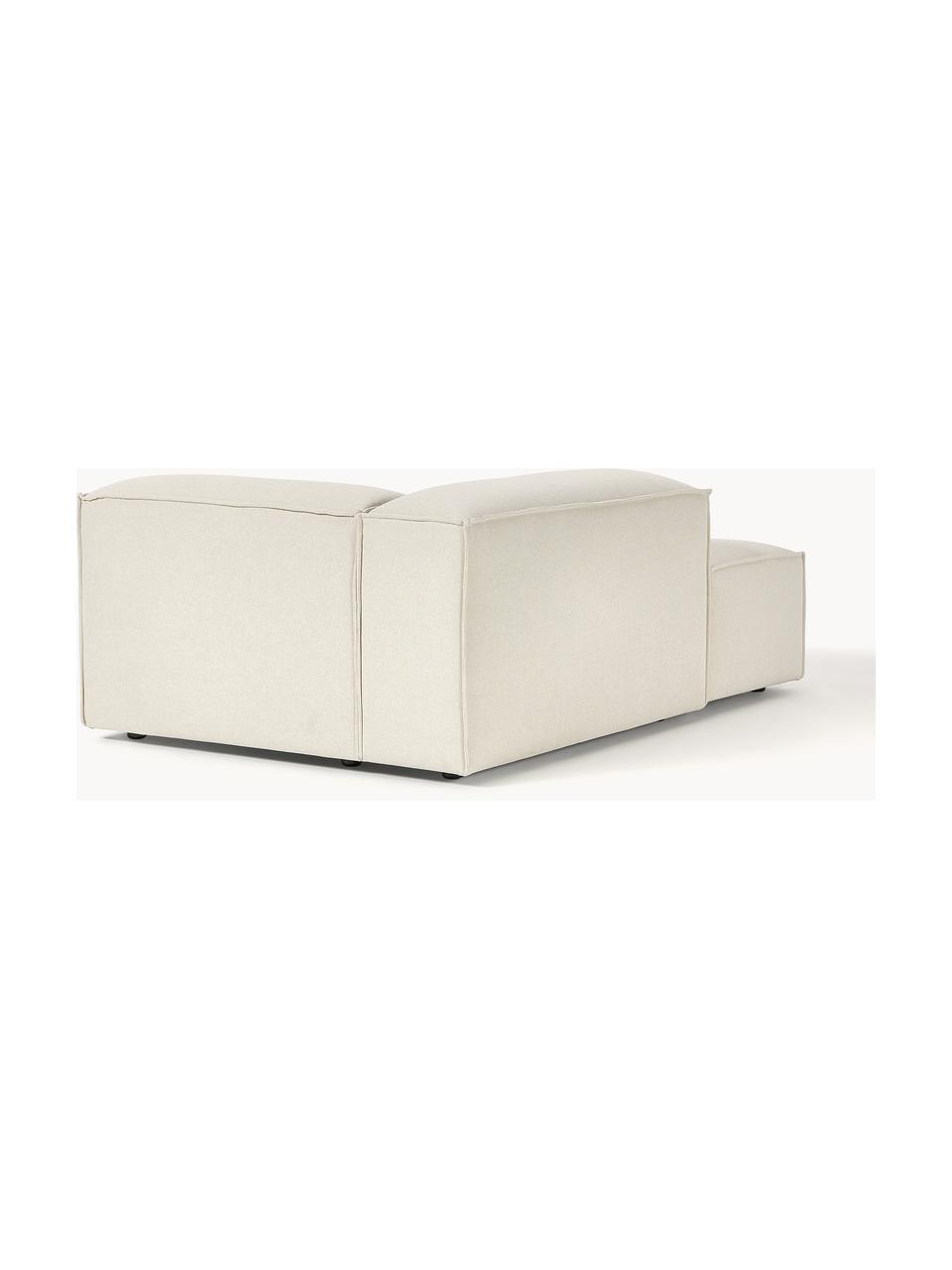 Diván modular Lennon, Tapizado: 100% poliéster Alta resis, Estructura: madera contrachapada de p, Patas: plástico Este producto es, Tejido Off White, An 119 x F 180 cm, chaise longue izquierda