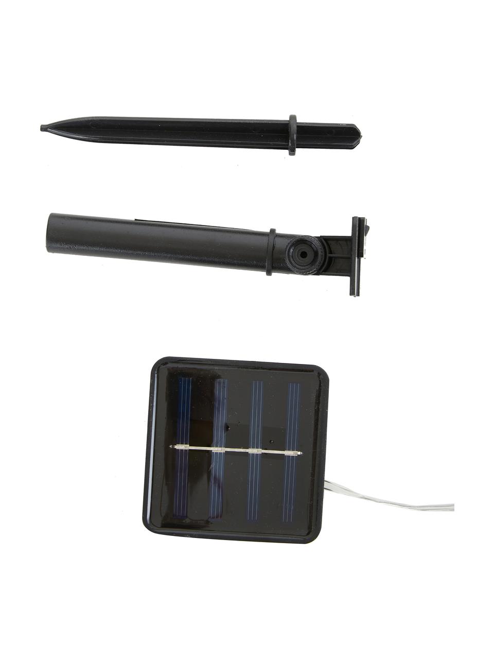 Solar Lichterkette Sunshine Glamour, 280 cm, 20 Lampions, Lampions: Metall, SIlberfarben, L 280 cm