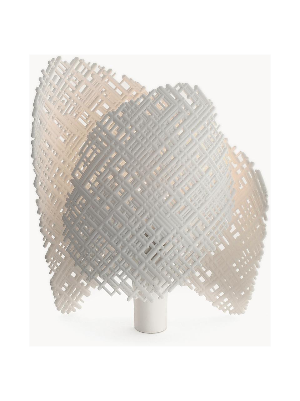 Lampada da tavolo Tea, Lampada: ABS riciclato, Bianco, Larg. 28 x Alt. 33 cm