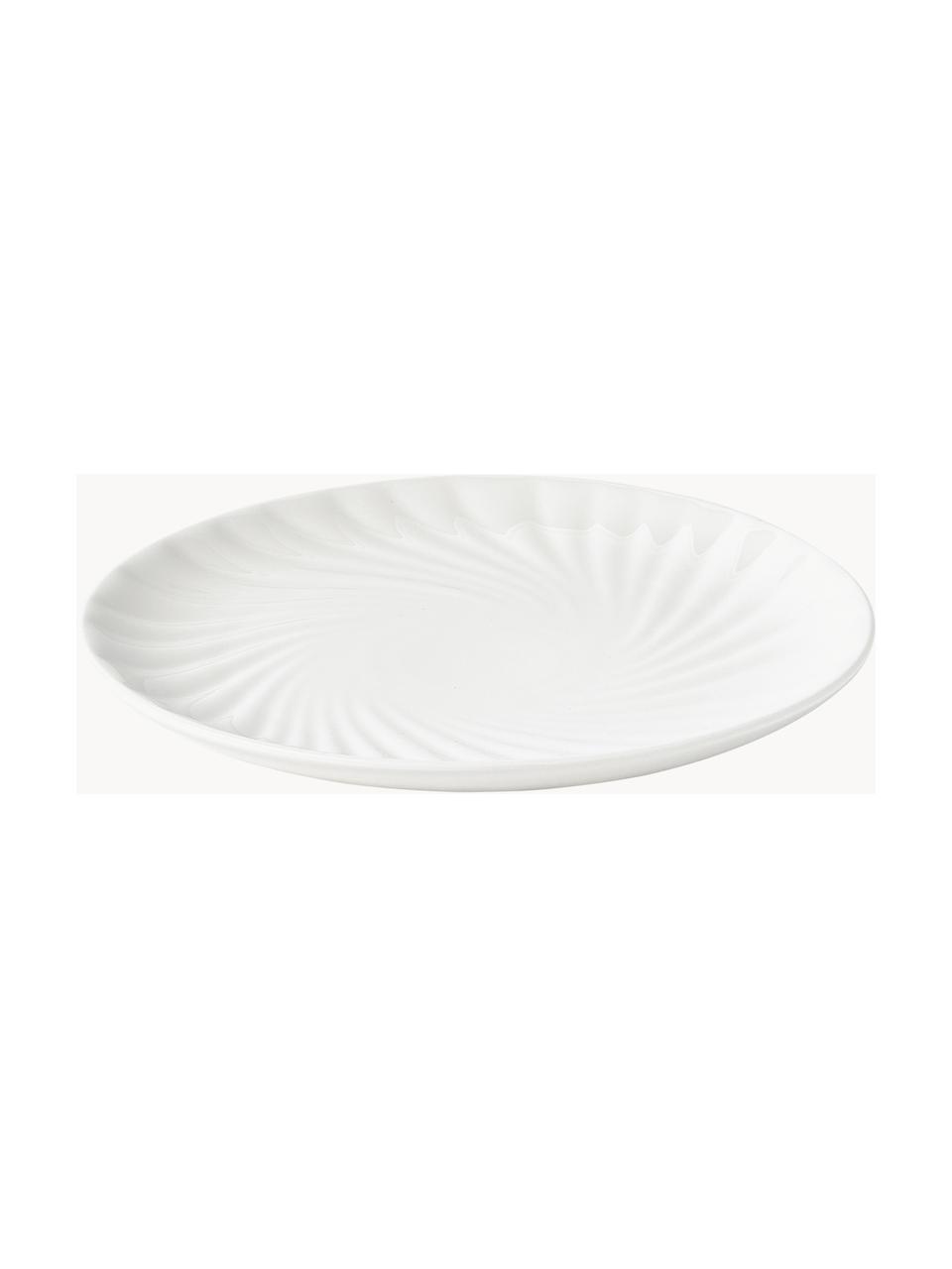 Servizio di piatti in porcellana Malina, 4 persone (12 pz), Porcellana, Bianco lucido, 4 persone (12 pz)