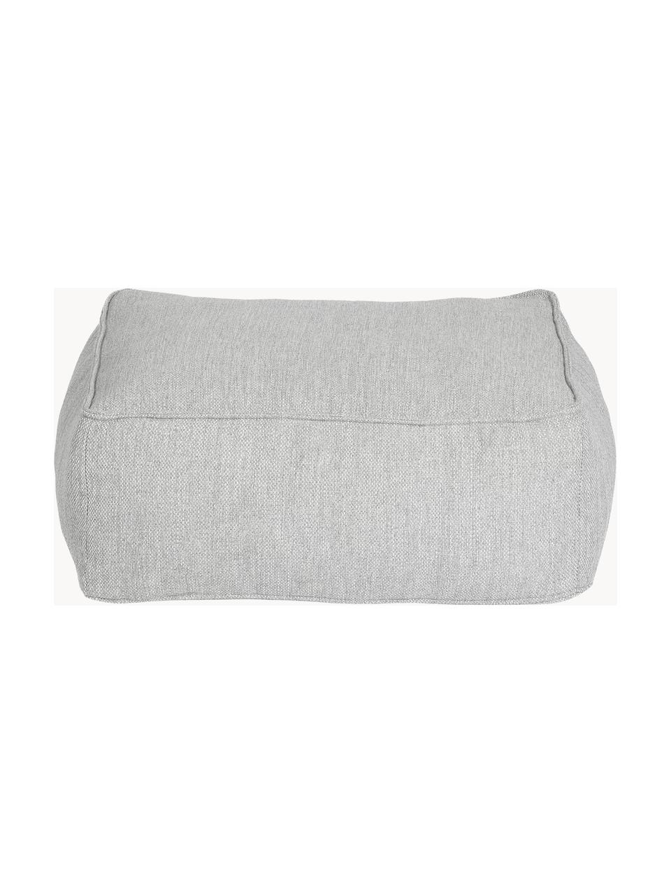 Pouf d'extérieur Grow, Tissu gris clair, larg. 75 x haut. 38 cm