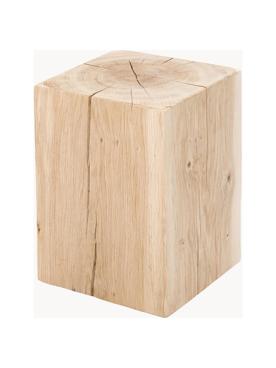 Taburete Block, Madera de roble, Madera de roble, An 29 x Al 40 cm