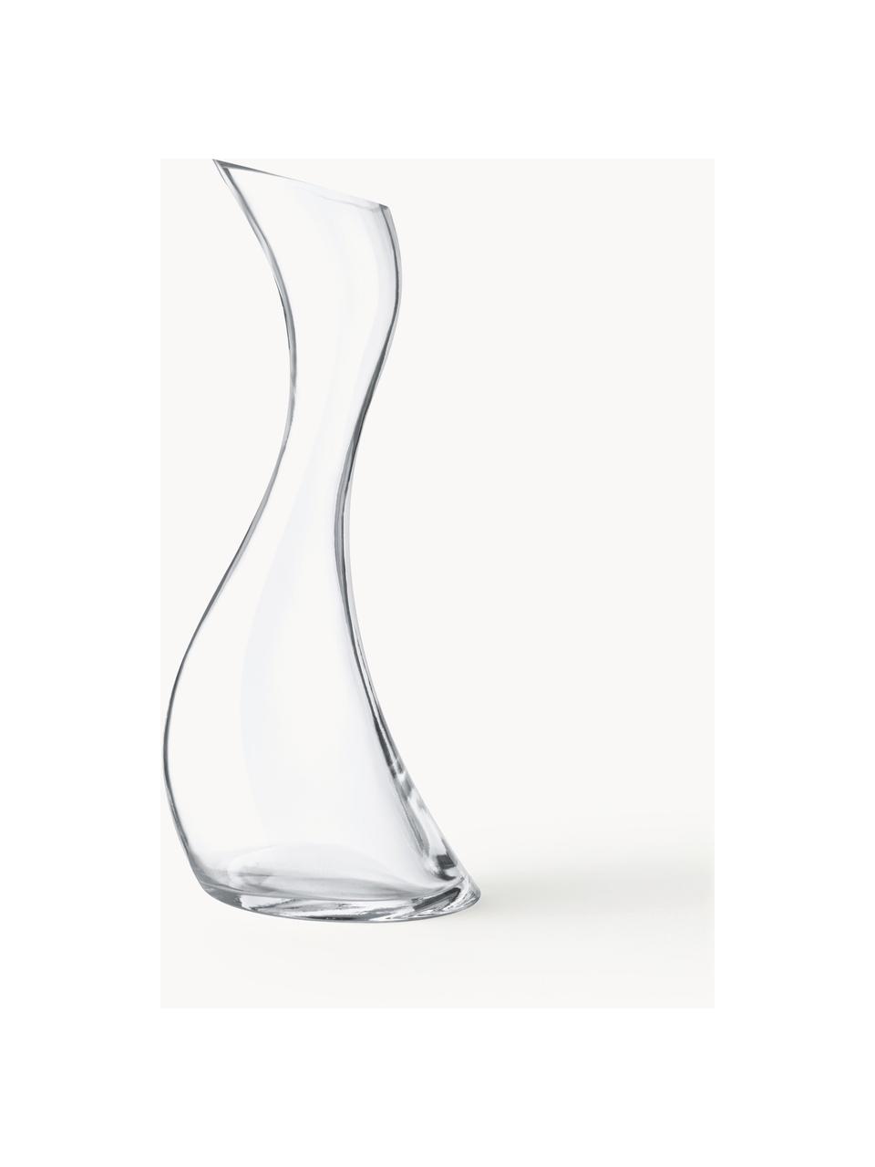 Glas-Karaffe Cobra in organischer Form, 750 ml, Glas, Transparent, 750 ml