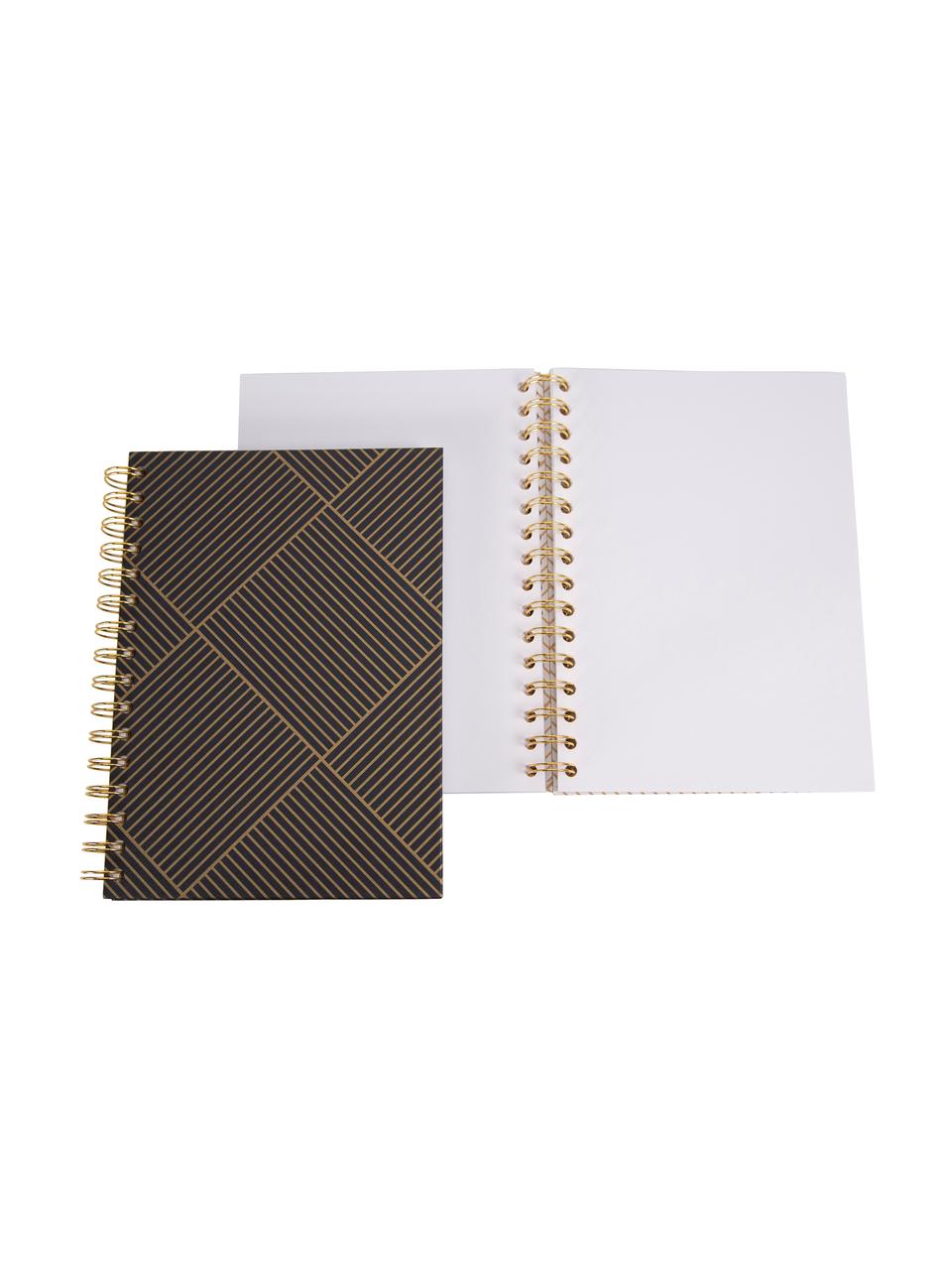 Cuaderno Bürli, Dorado, gris oscuro, An 16 x Al 21 cm