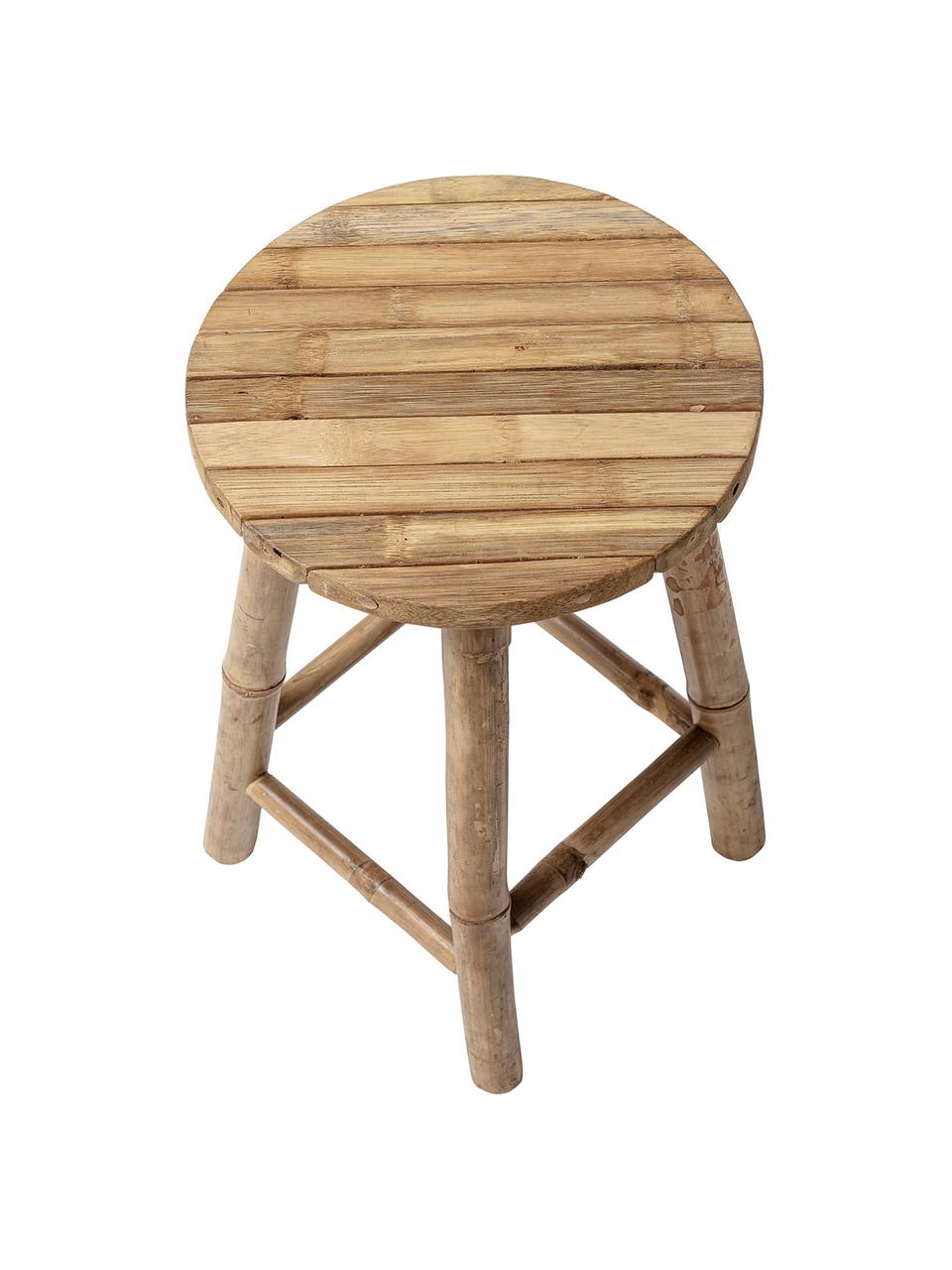 Tabouret en bambou Sole, Beige