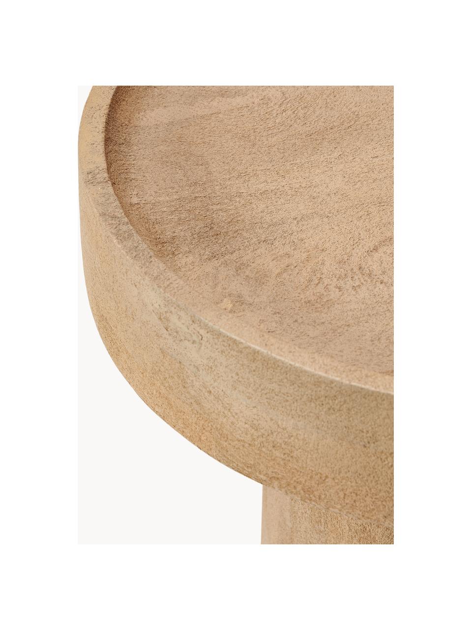 Runder Beistelltisch Benno aus Mangoholz, Massives Mangoholz, mitteldichte Holzfaserplatte (MDF), lackiert

Dieses Produkt wird aus nachhaltig gewonnenem, FSC®-zertifiziertem Holz gefertigt., Mangoholz, hell lackiert, Ø 50 x H 50 cm