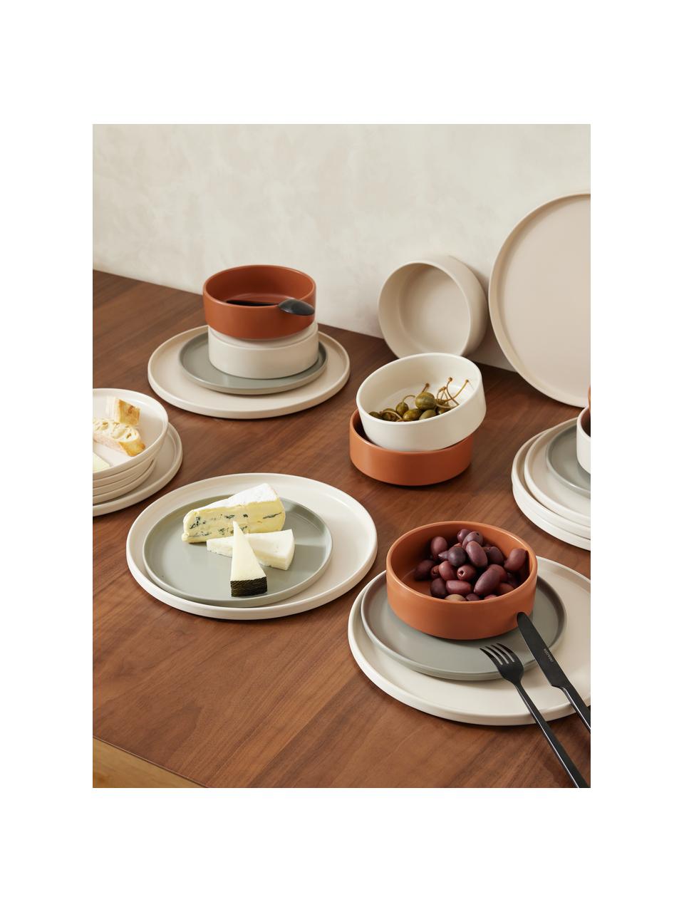 Geschirr-Set Lowri, 4 Personen (12-tlg.), Steingut, Beige, 4 Personen (12-tlg.)