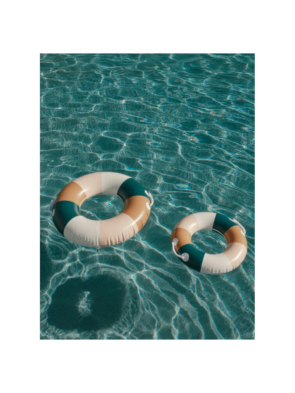 Anillo de natación redondo Classic, Plástico, Verde oscuro, ocre, rosa pálido, Ø 60 x Al 15 cm