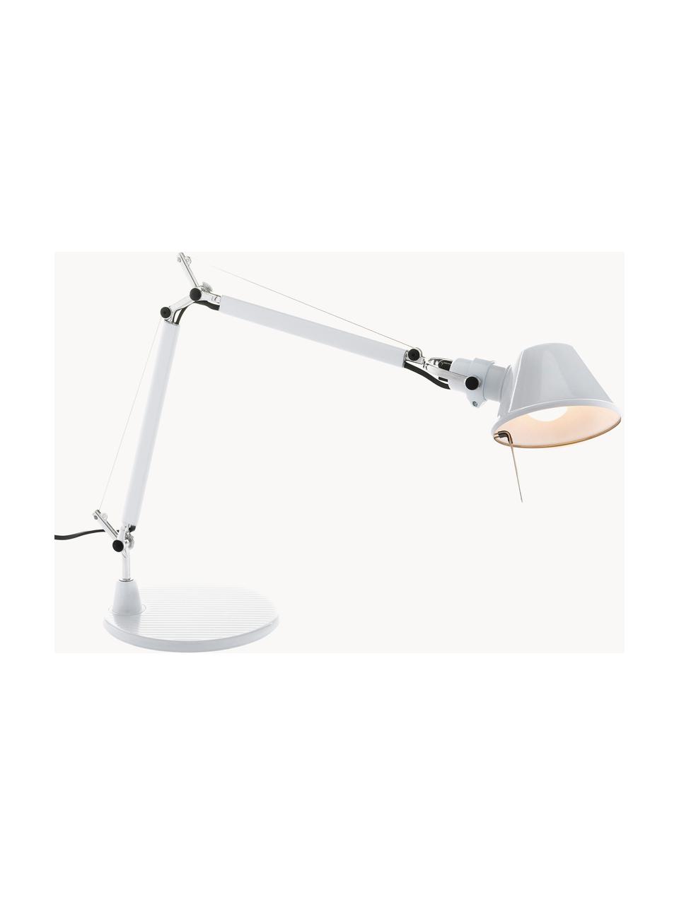 Lampe de bureau orientable Tolomeo Micro, Blanc, larg. 45 x haut. 37-73 cm