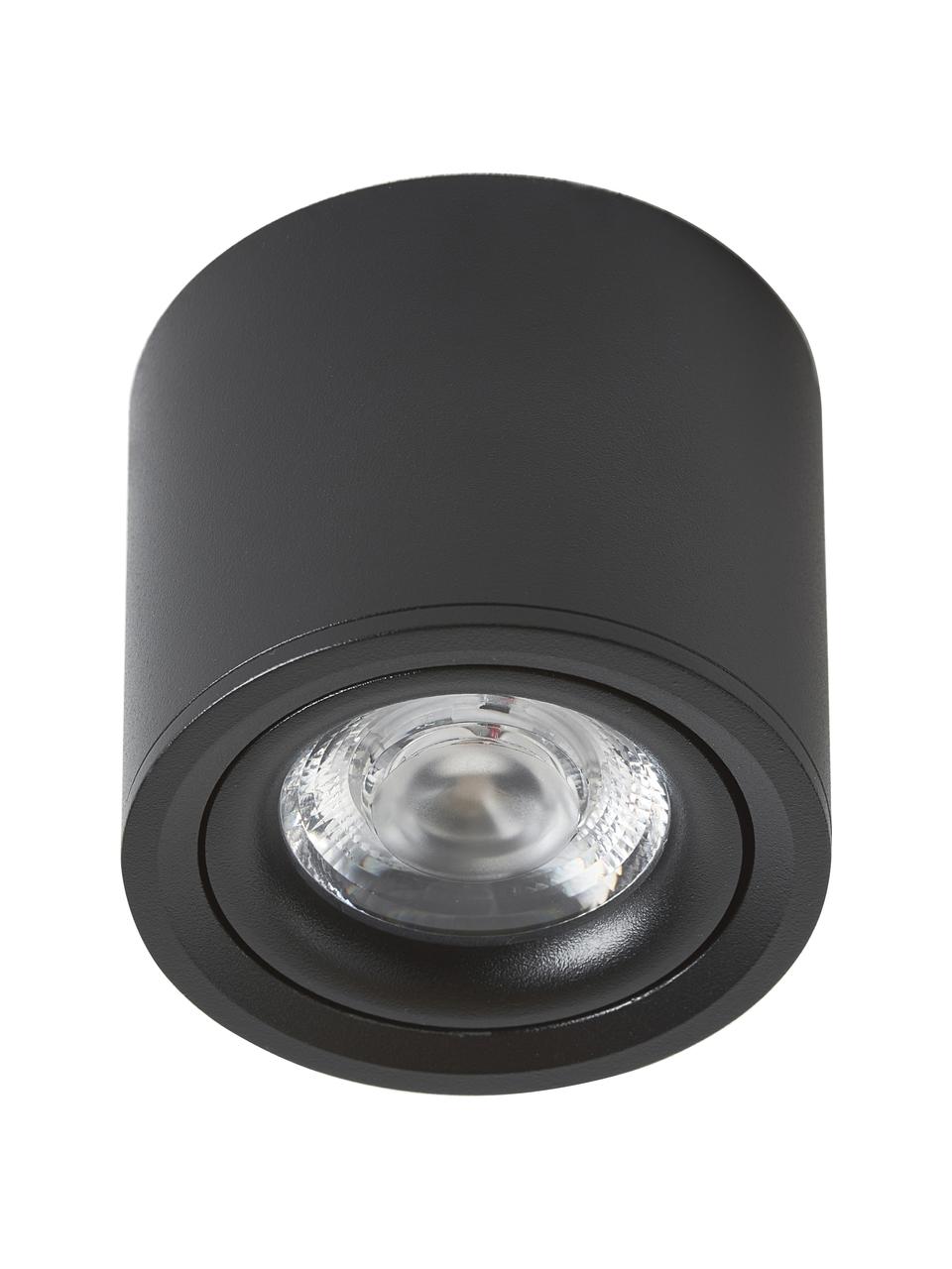 Foco LED Alivia, Metal con pintura en polvo, Negro, Ø 9 x Al 7 cm