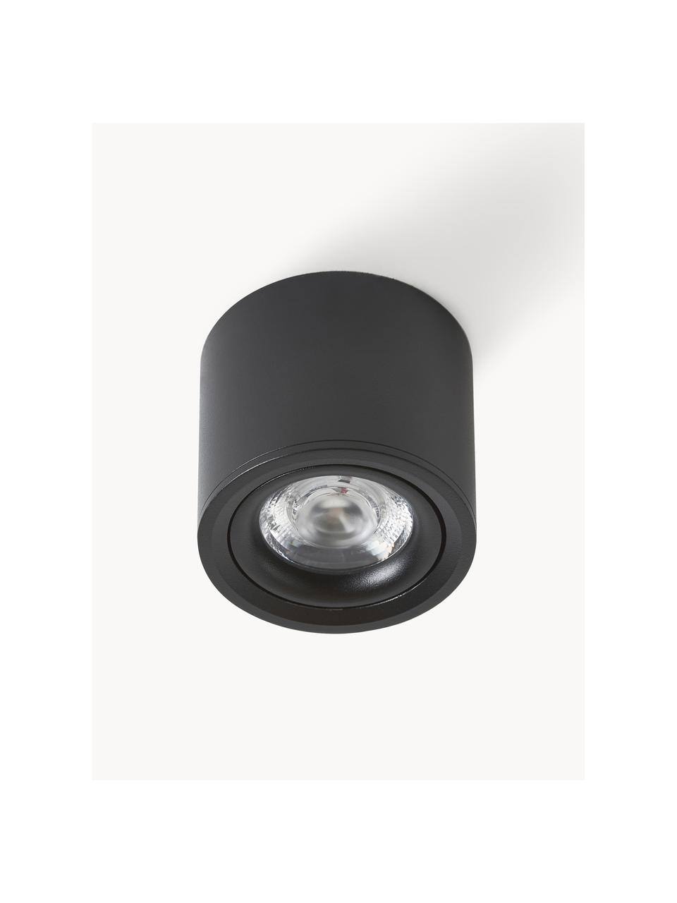 Foco LED Alivia, Metal con pintura en polvo, Negro, Ø 9 x Al 7 cm