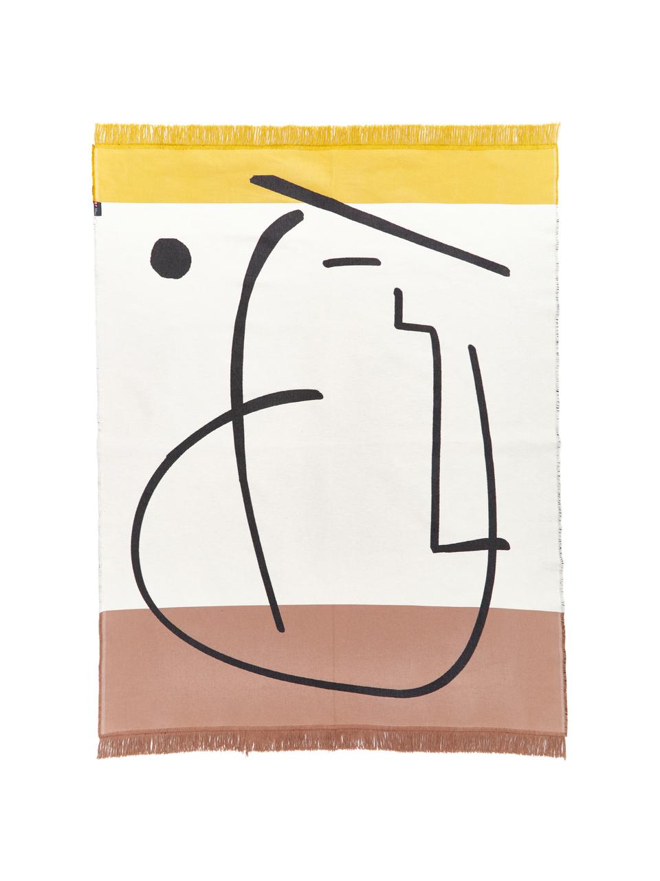 Koberec so strapcami s geometrickým vzorom Goliath Gesicht, 150x200cm, Viac farieb