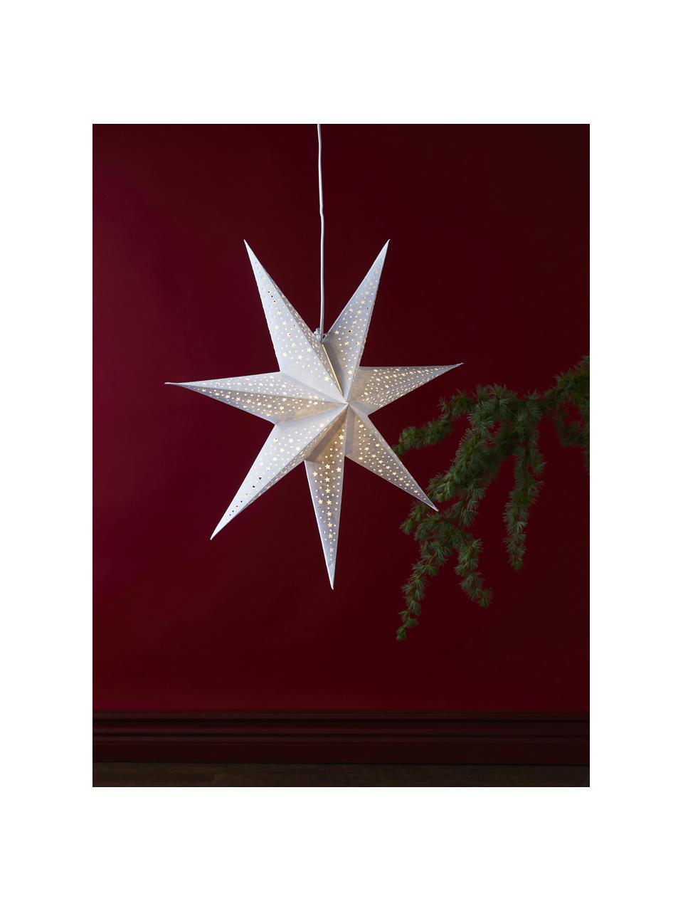 Étoile décorative en papier Blinka, Carton, Blanc cassé, Ø 60 cm