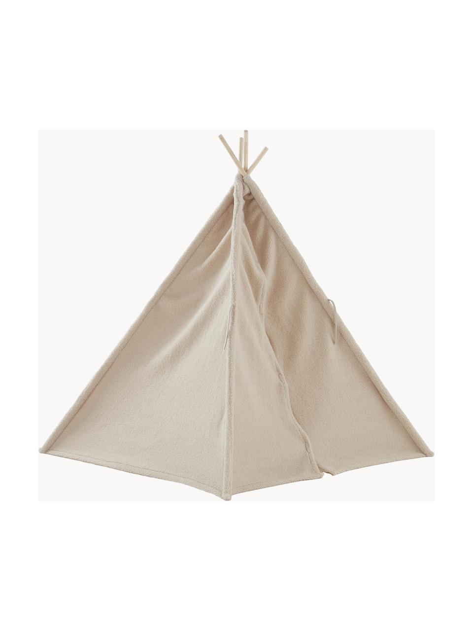 Dětské plyšové teepee Tudeloo, Béžová, Š 130 cm, V 120 cm