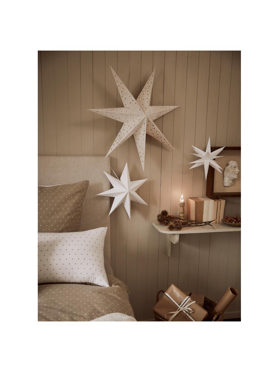 Estrella luminosa LED Zing, a pilas, Plástico, Blanco, An 30 x Al 30 cm