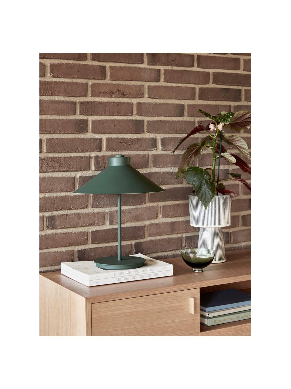 Designová stolní lampa Garniur, Tmavě zelená