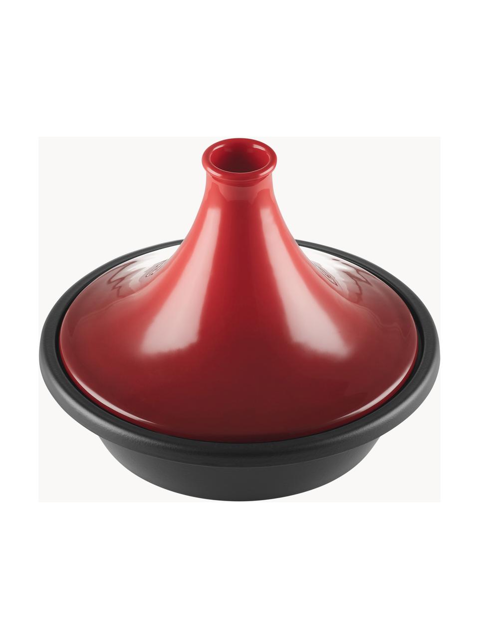 Tagine en fonte émaillée Creuset, Rouge, noir, Ø 32 cm, 3,7 L