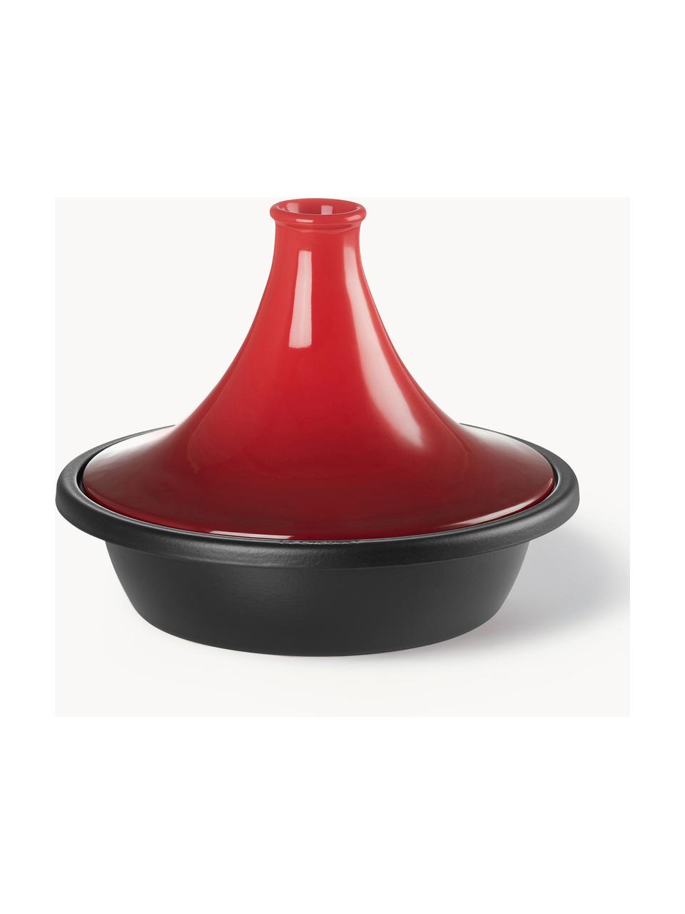 Garnek żeliwny na tadżin Creuset, Czerwony, czarny, Ø 32 cm x W 31 cm, 3,7 l