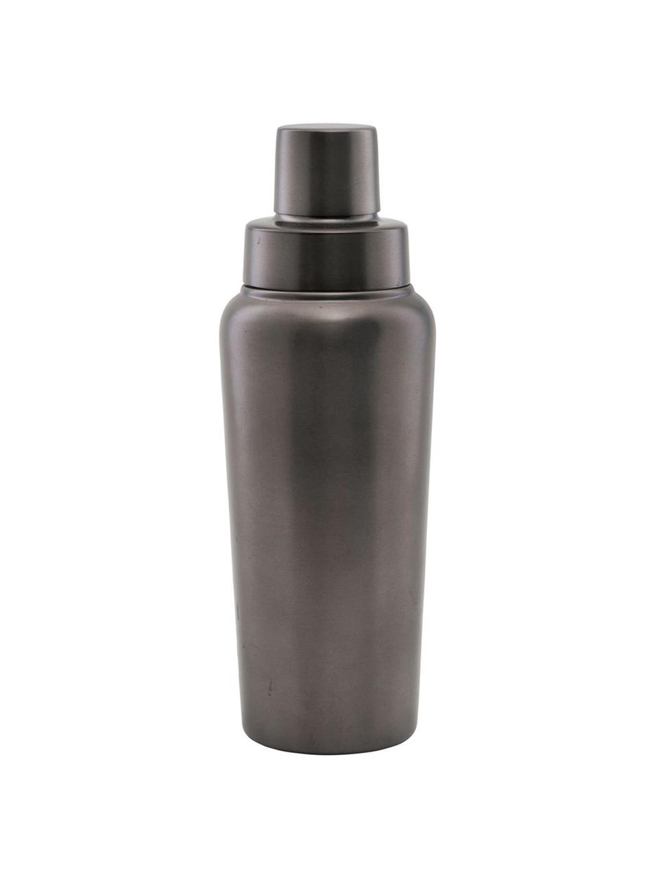 Cocktail-Shaker Gunmetal in Anthrazit, matt, Edelstahl, beschichtet, Anthrazit, Ø 9 x H 25 cm