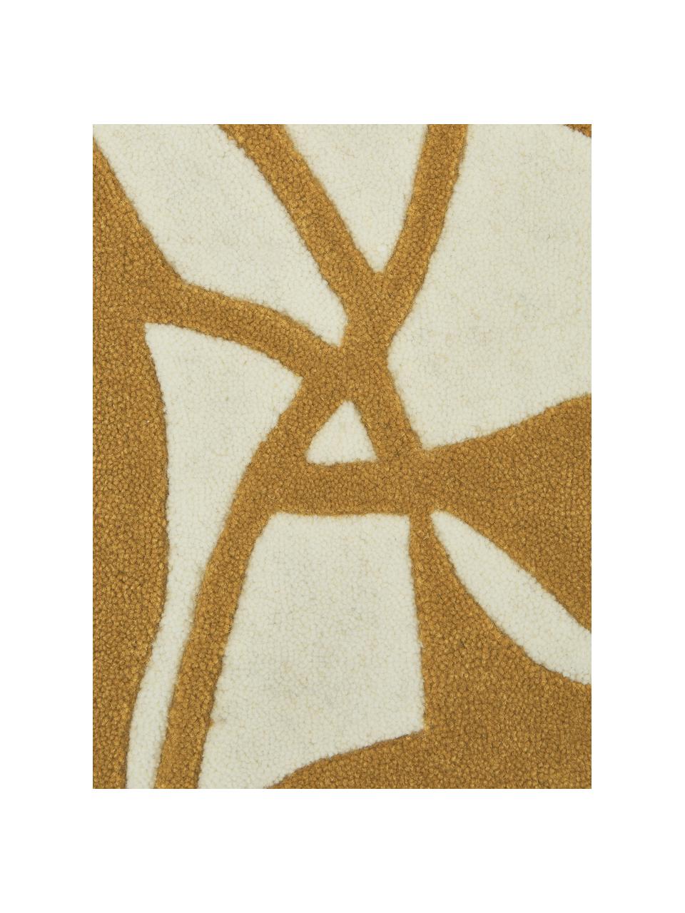 Alfombra artesanal de lana Lando, 100% lana

Las alfombras de lana se pueden aflojar durante las primeras semanas de uso, la pelusa se reduce con el uso diario., Amarillo ocre, beige, An 80 x L 150 cm (Tamaño XS)