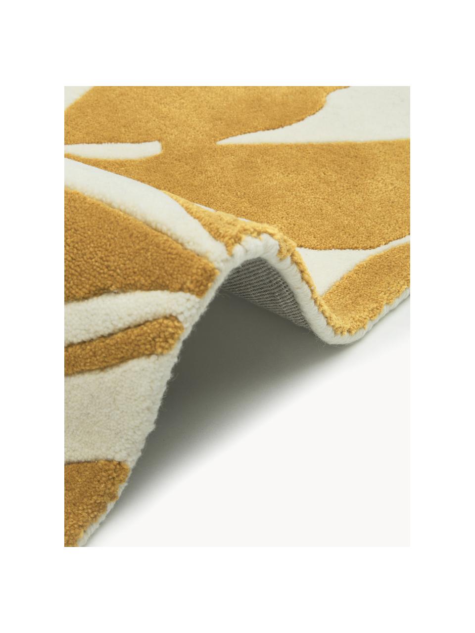 Ręcznie tuftowany dywan z wełny Lando, 100% wełna

Włókna dywanów wełnianych mogą nieznacznie rozluźniać się w pierwszych tygodniach użytkowania, co ustępuje po pewnym czasie, Ochrowy, beżowy, S 80 x D 150 cm (Rozmiar XS)