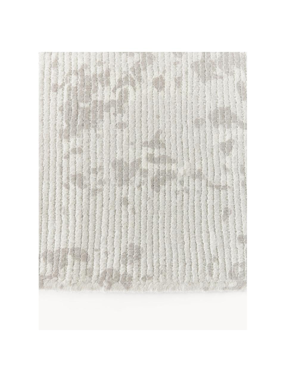 Handgewebter Kurzflor-Teppich Nantes, 100 % Polyester, GRS-zertifiziert, Greige, B 80 x L 150 cm (Grösse XS)