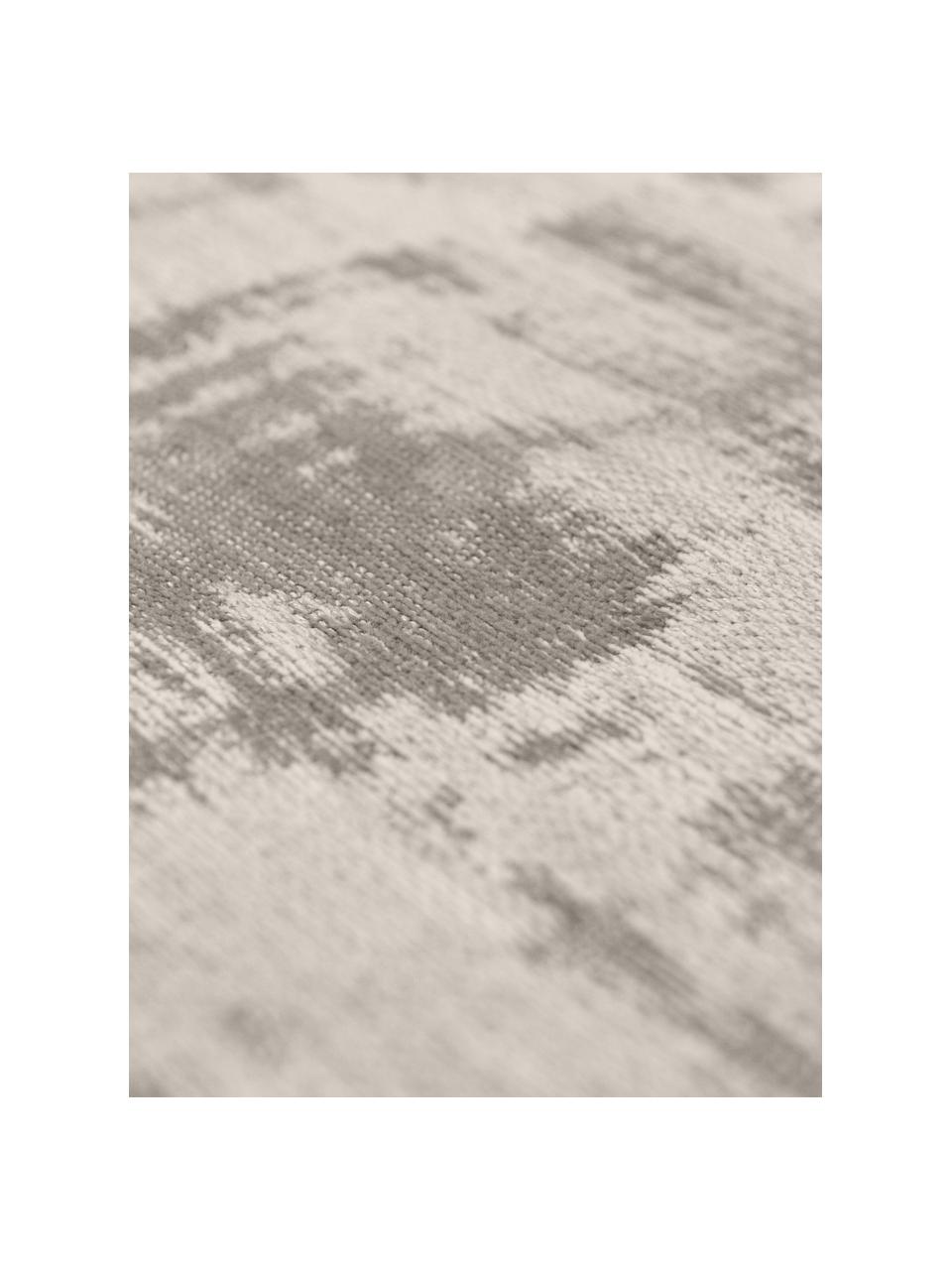 Teppich Padua mit abstraktem Muster, 100 % Polyester, Hellbeige, Hellgrau, B 80 x L 150 cm (Größe XS)