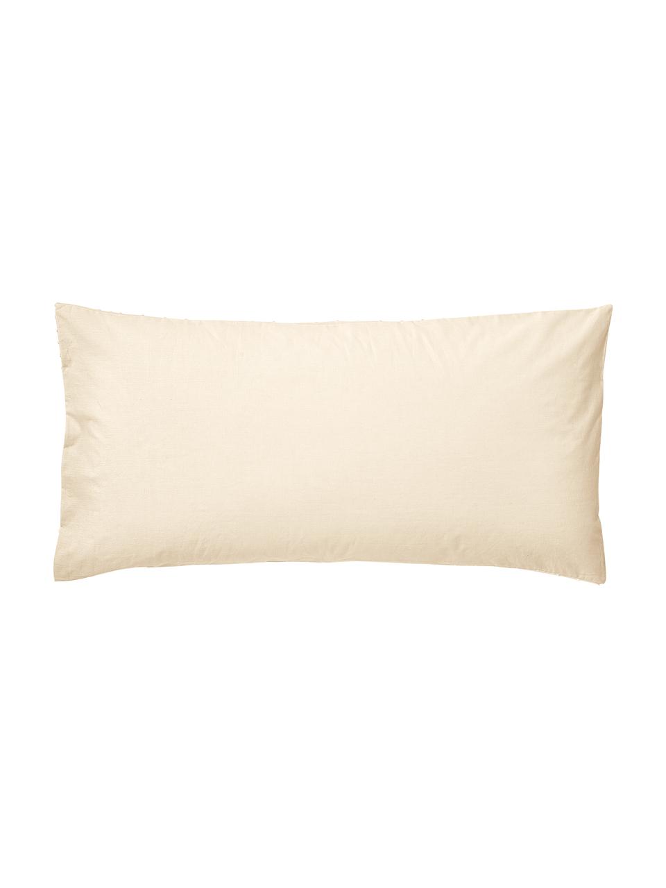 Funda de almohada Aloide, Amarillo, beige, An 40 x L 80